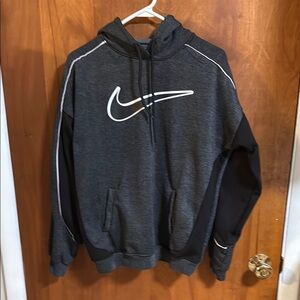 Nike Gray and Black Hoodie